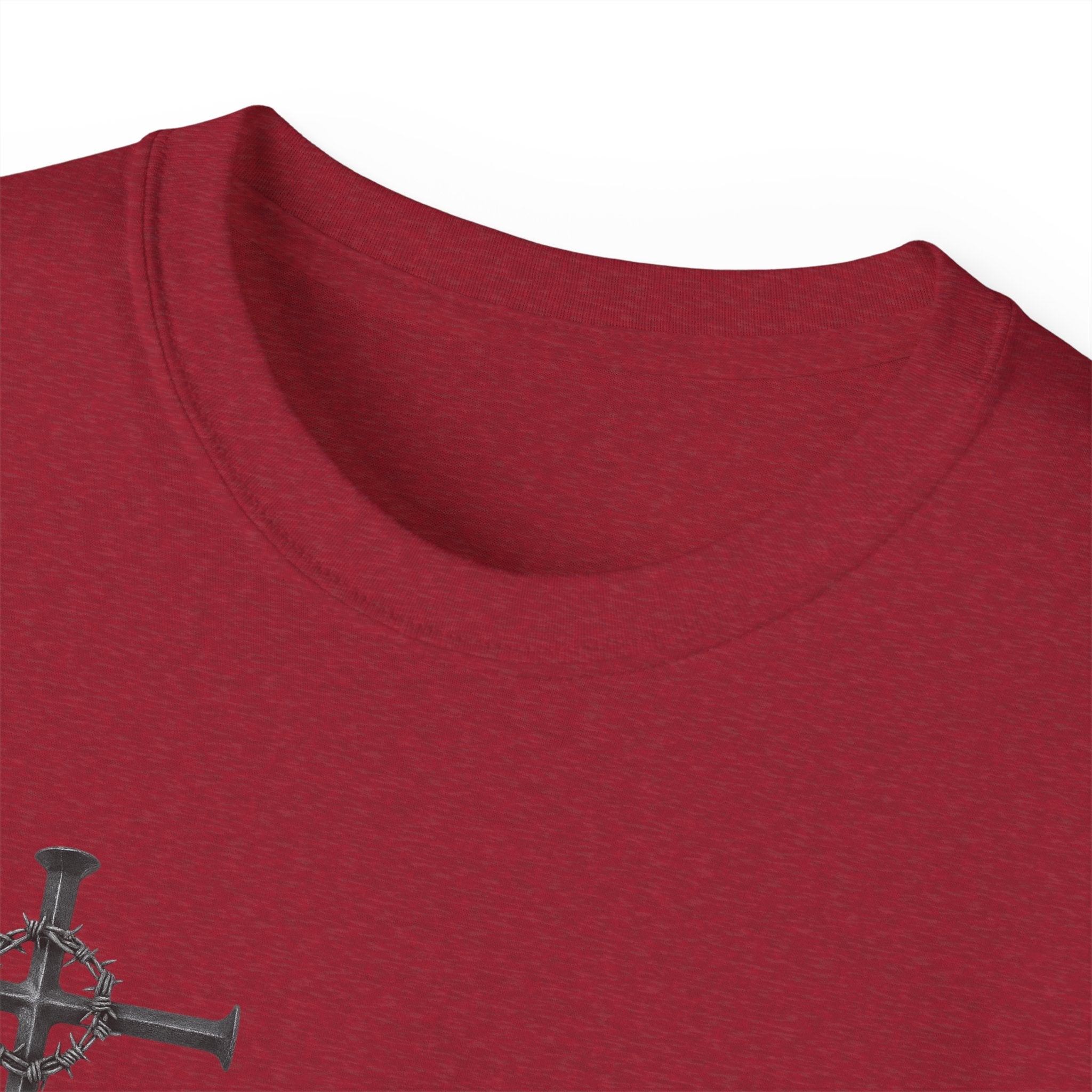 Redeemed Black Tee Elite Cross Logo Unisex T-Shirt