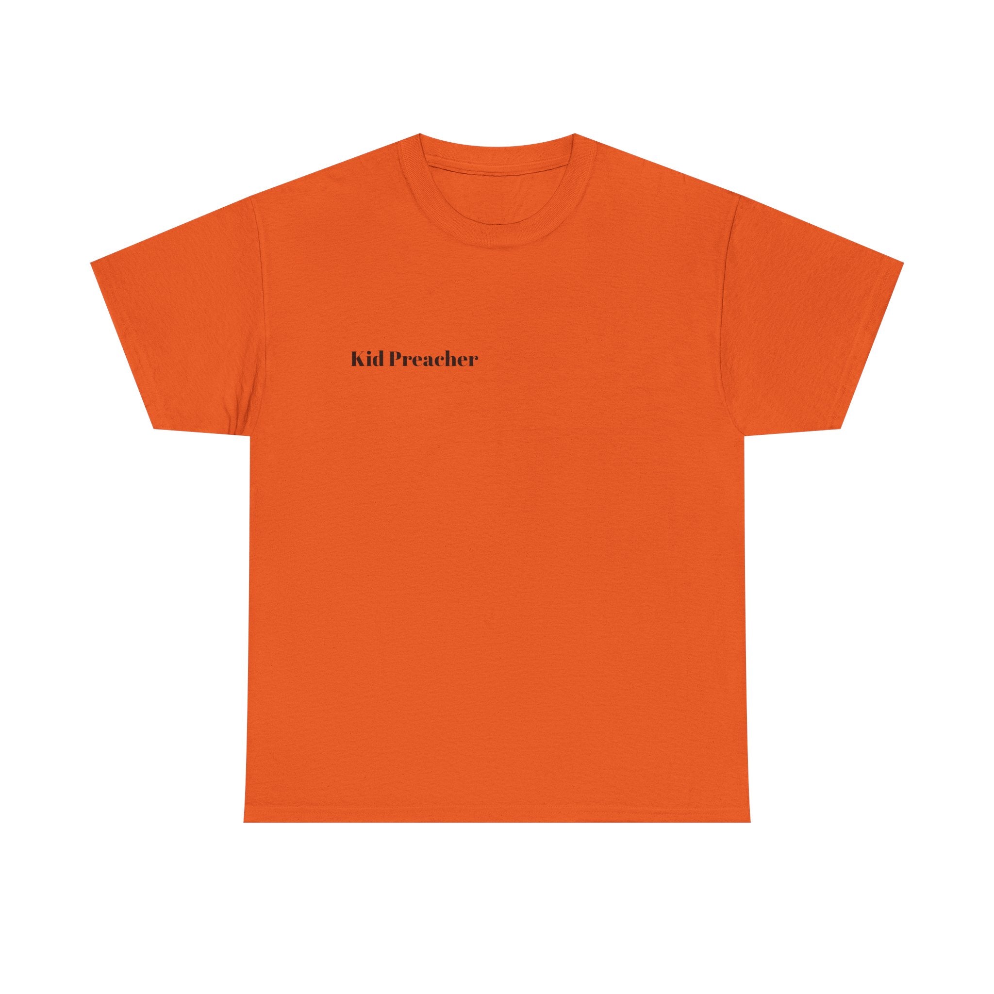 Graphic T-Shirt 'Kid Preacher' with Bible Verse Design