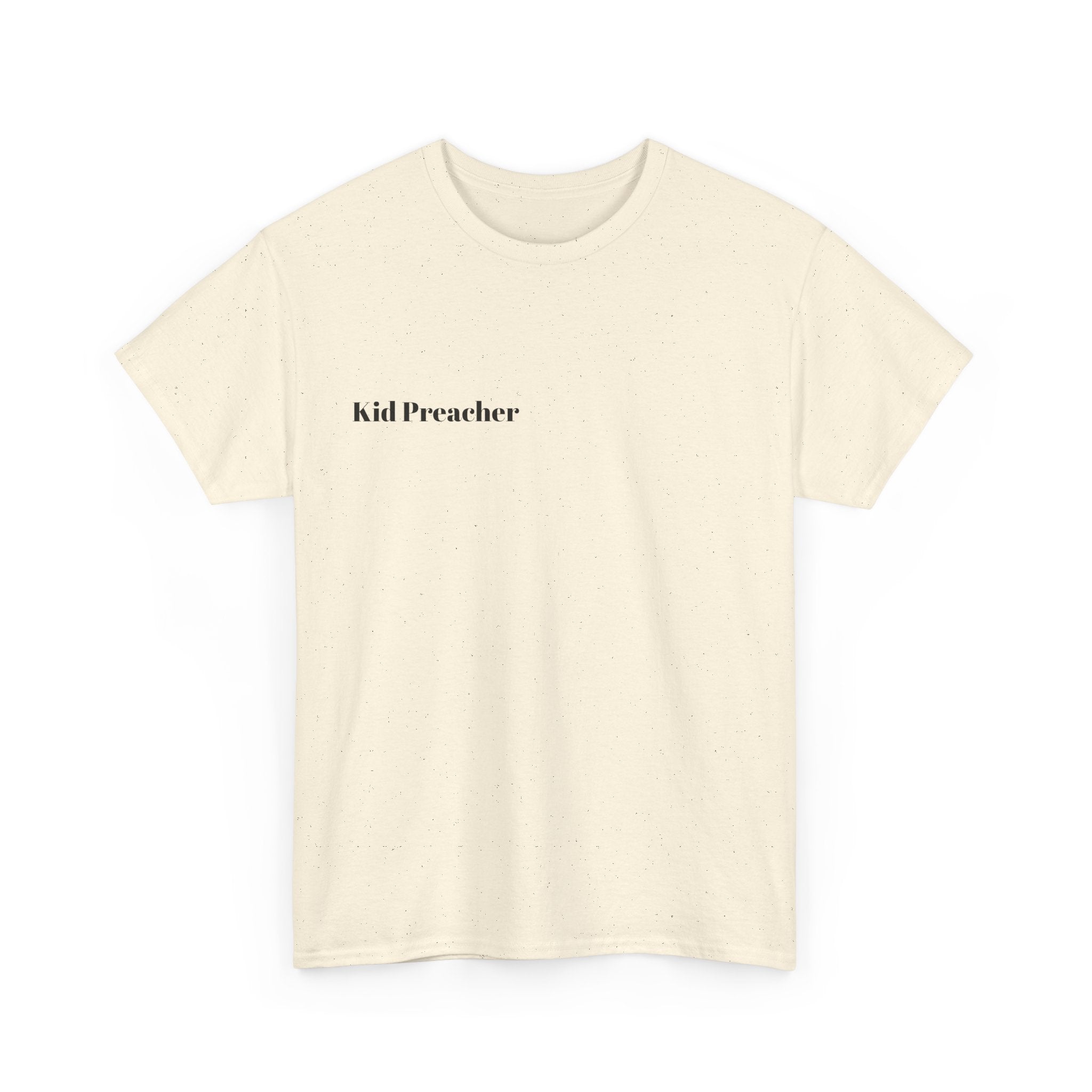 Graphic T-Shirt 'Kid Preacher' with Bible Verse Design
