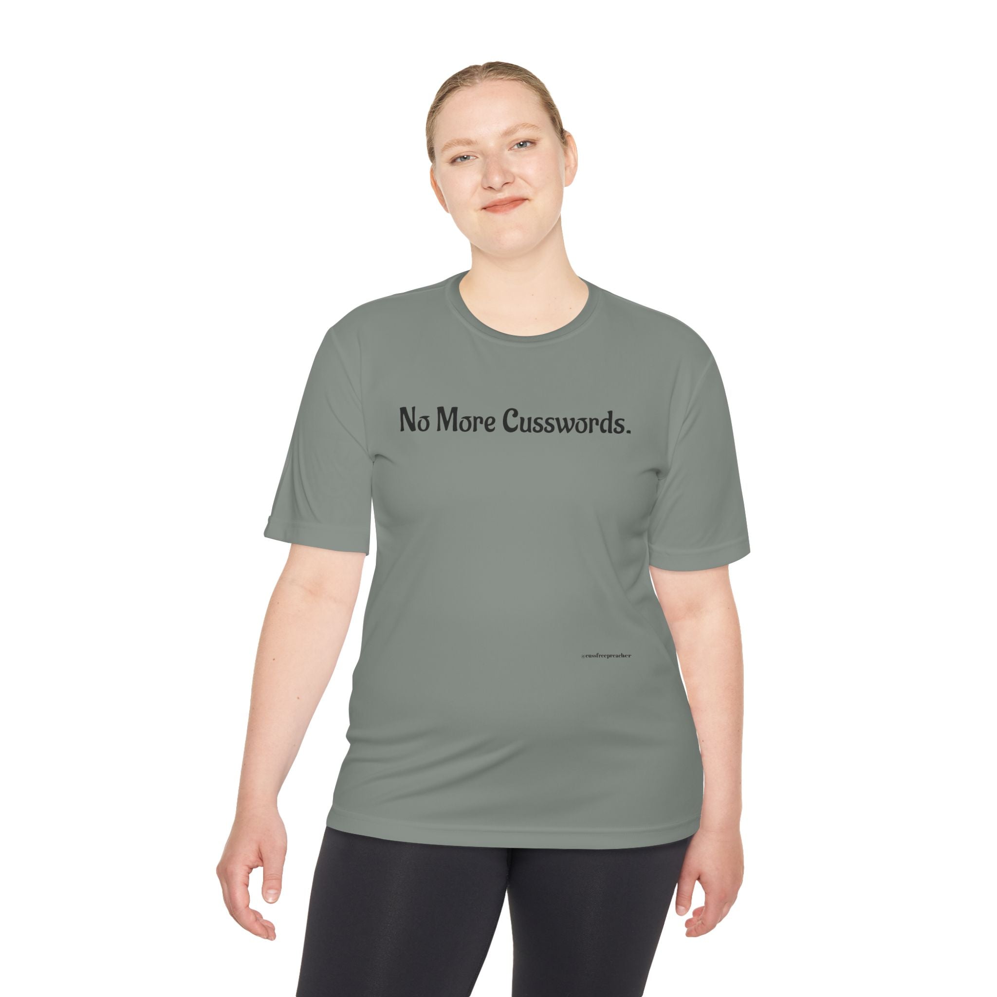 Sarcastic Unisex Moisture Wicking Tee - No More Cusswords