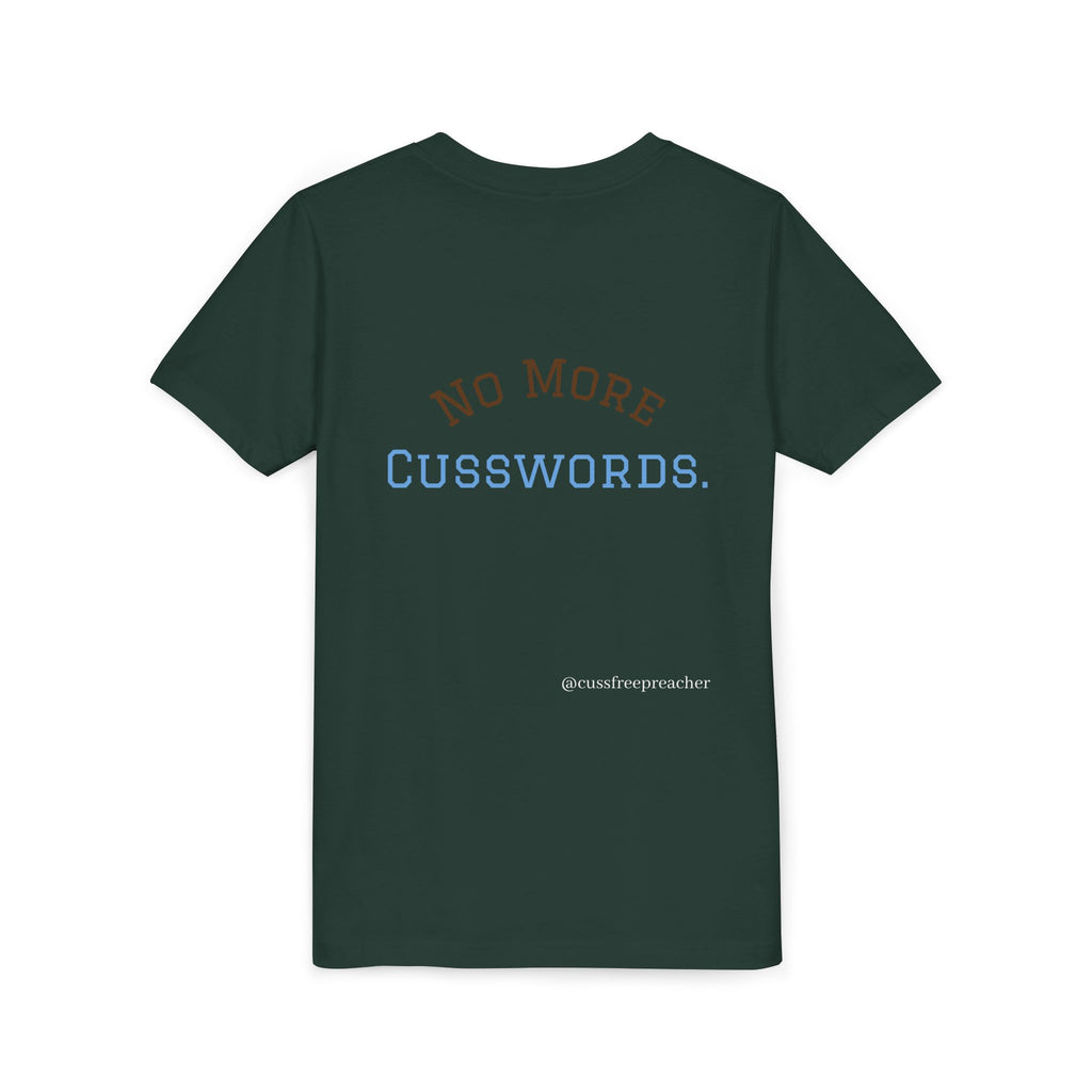 Funny Kids Tee - No More Cusswords Youth Shirt