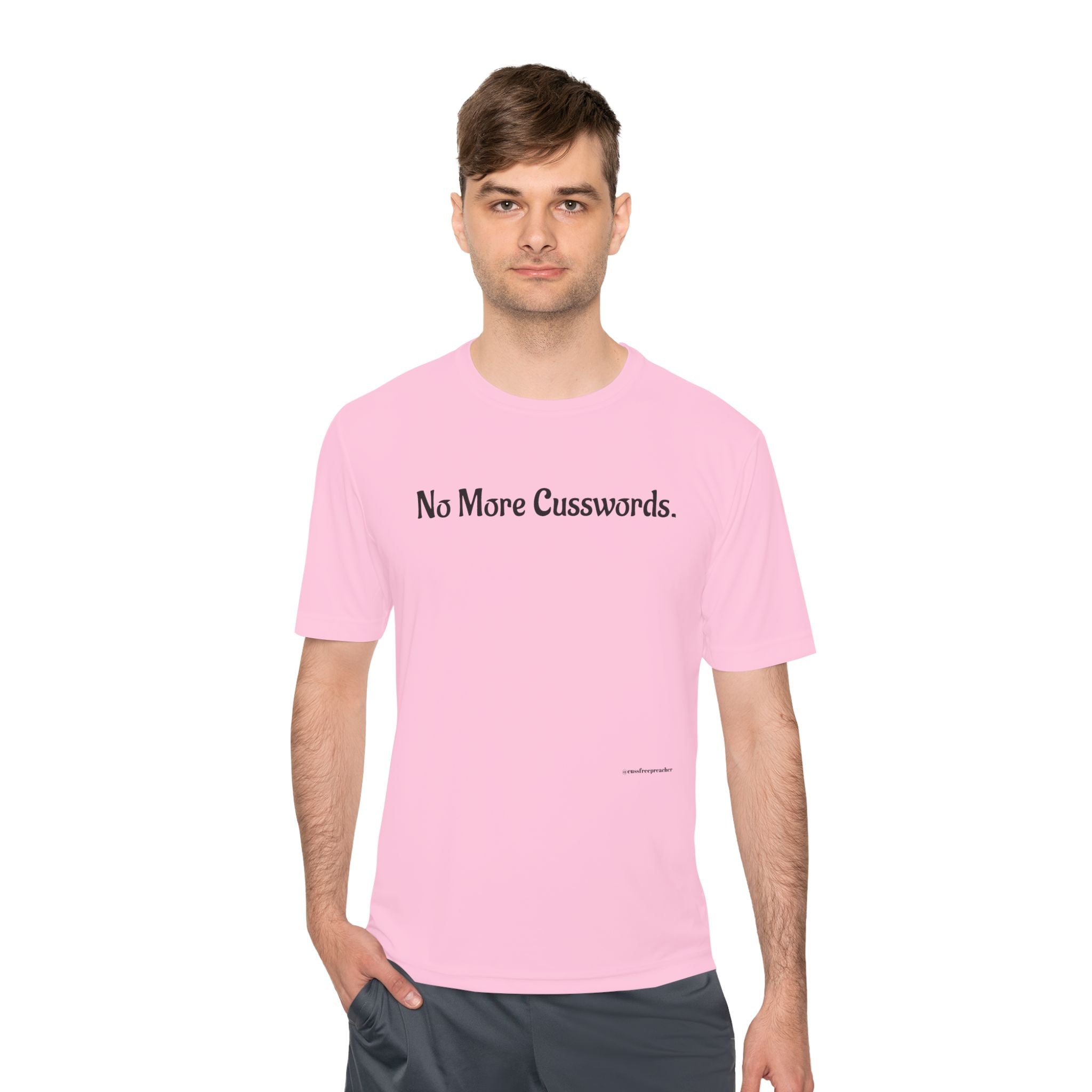 Sarcastic Unisex Moisture Wicking Tee - No More Cusswords
