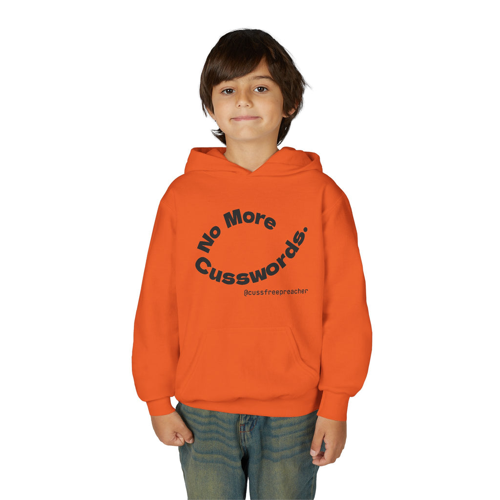 Funny Youth Hoodie - No More Cusswords, Casual Teen Sweatshirt, Birthday Gift