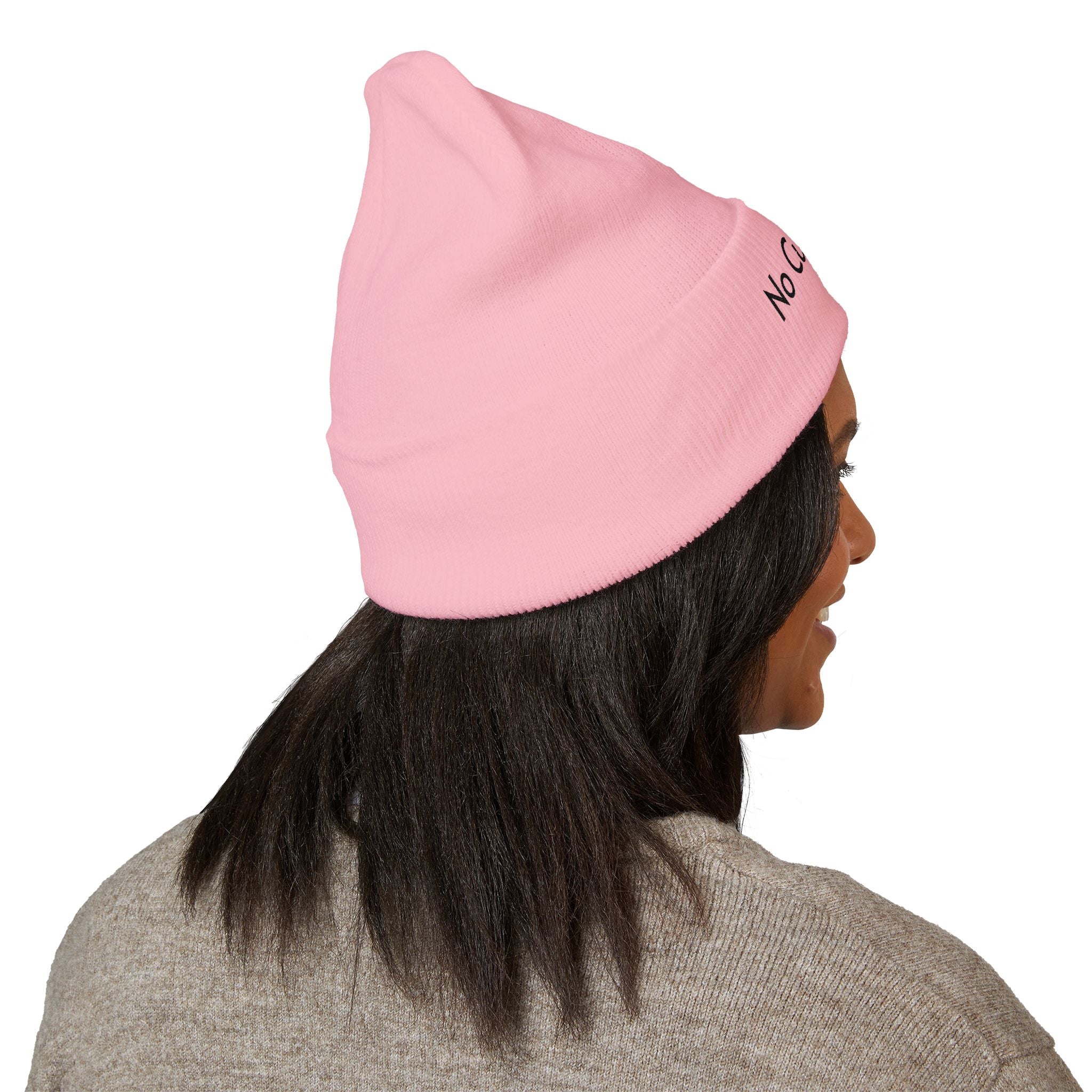 Beanie Hat - No More Cusswords Period Embroidered Beanie
